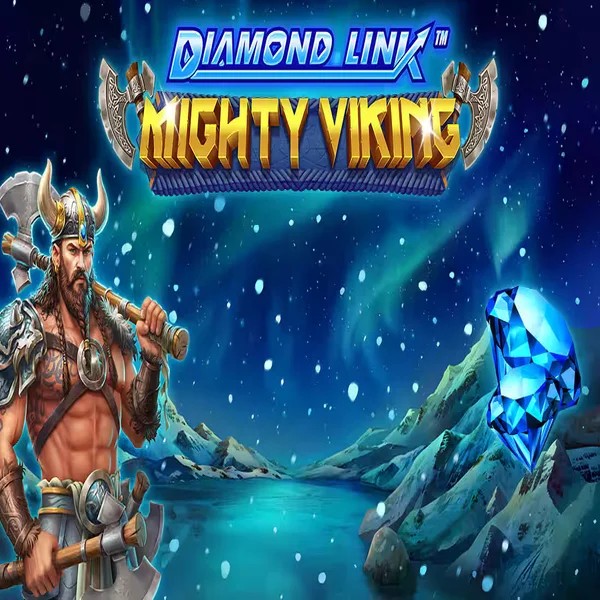 Diamond Link Mighty Viking online game logo by Greentube on ggbetcasinos-fi.com